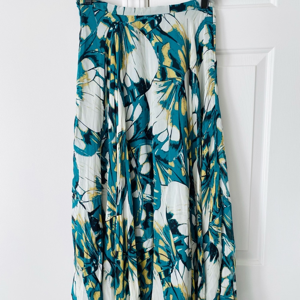 Anthropologie Circular Butterfly Print Skirt - Picture 7 of 10